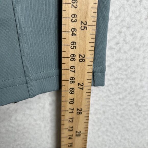 Athleta Delancey Moto Tight Legging Green Zip Pockets High Rise Travel SP Petite - Picture 9 of 9